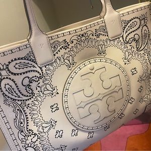 Tory Burch Ella Printed Leather Tote